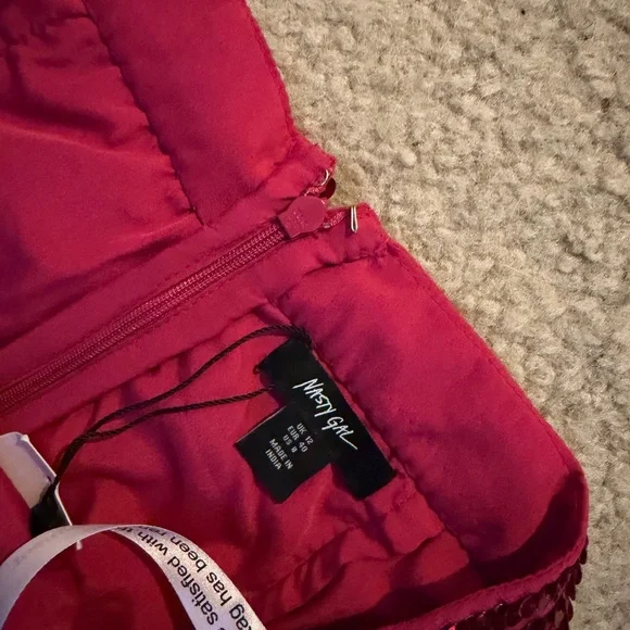 Nastygal Sequin Embellished Pink Skirt - Picture 5 of 5